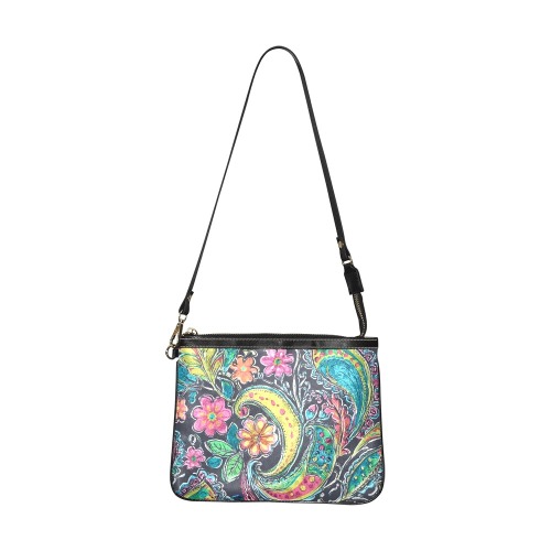 Paisley #1 Small Shoulder Bag (Model 1710)