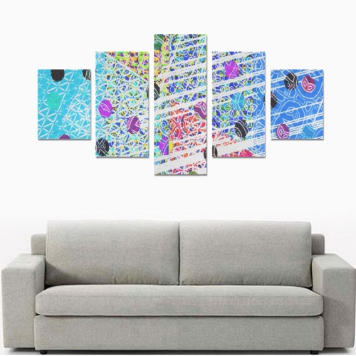 PAINTING IT DOWN 2 Canvas Print Sets B (No Frame)