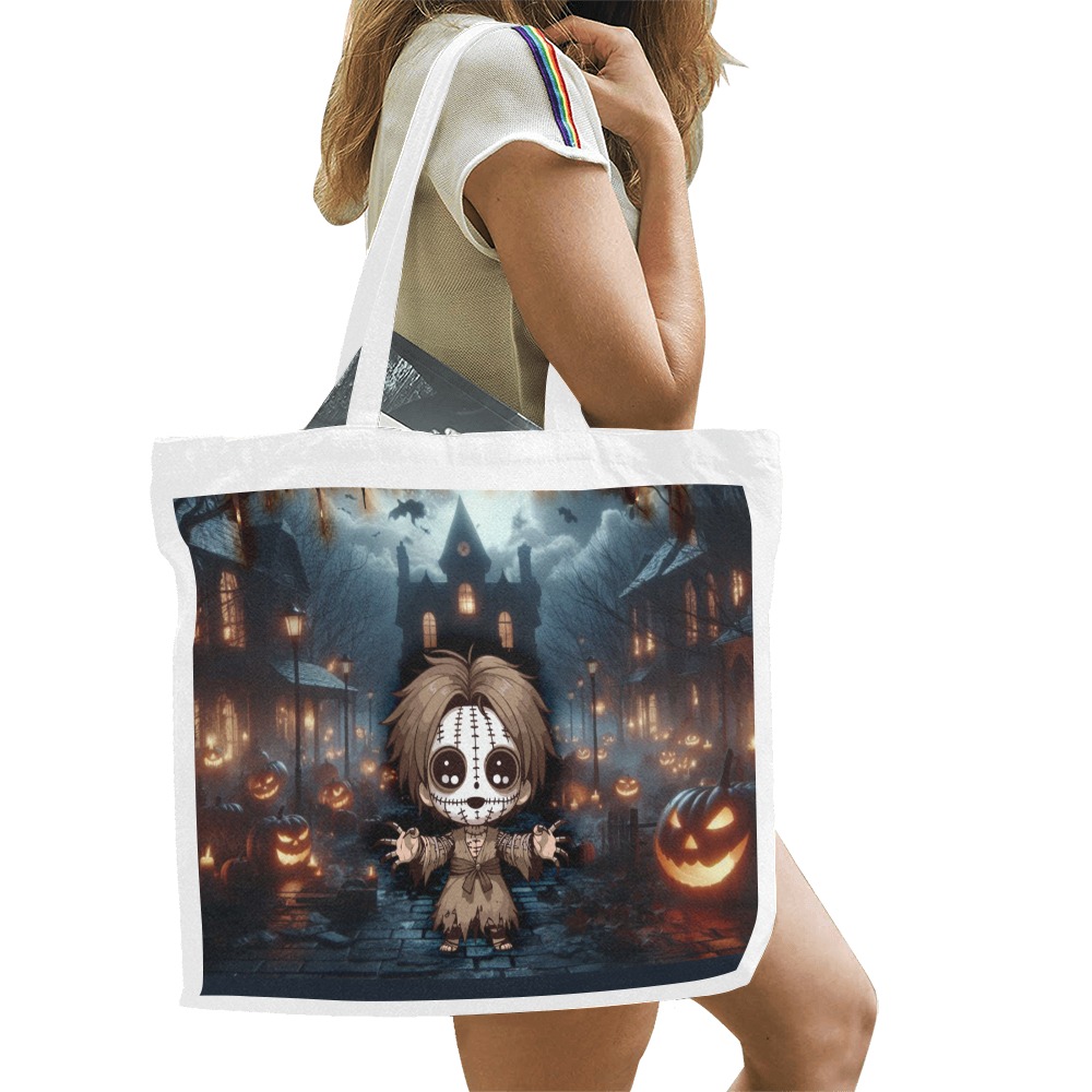 halloween_efChannel27 Canvas Tote Bag/Large (Model 1702)