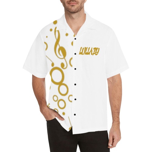 Lullaby White Hawaiian Shirt (Model T58)
