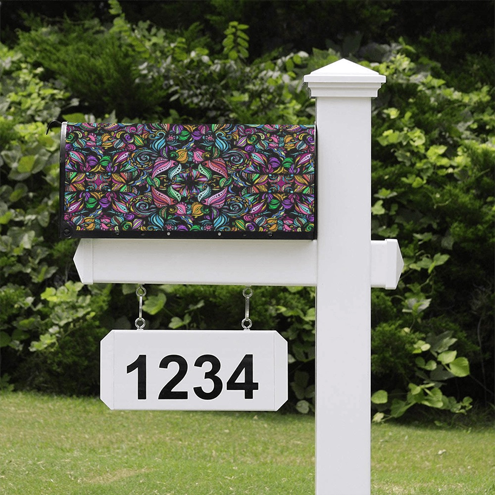Whimsical Blooms Mailbox Cover