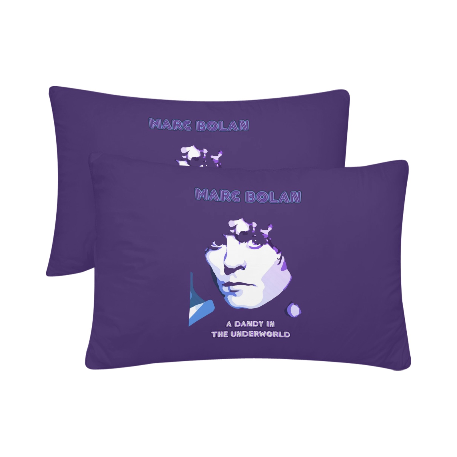 MARC BOLAN AND T.REX - PURPLE DANDY Custom Pillow Case 20"x 30" (One Side) (Set of 2)