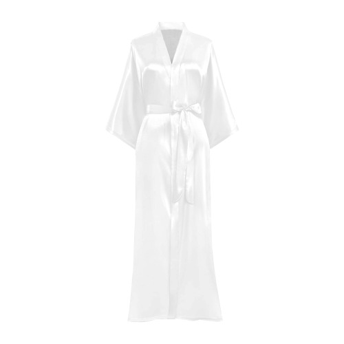 White Long Kimono Robe
