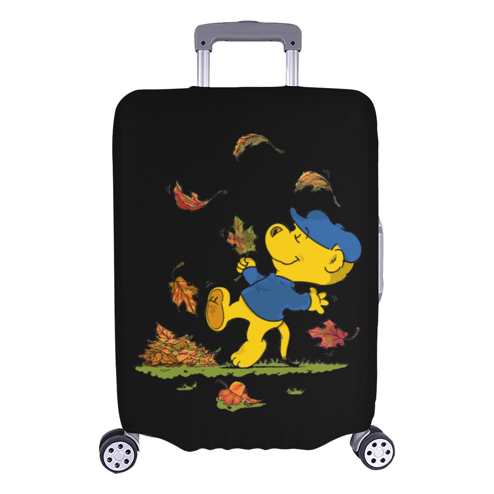 Ferald Amongst The Autumn Leaves Luggage Cover/Large 26"-28"