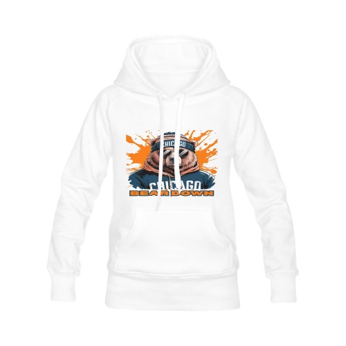 Bears Hoodies for Women in White