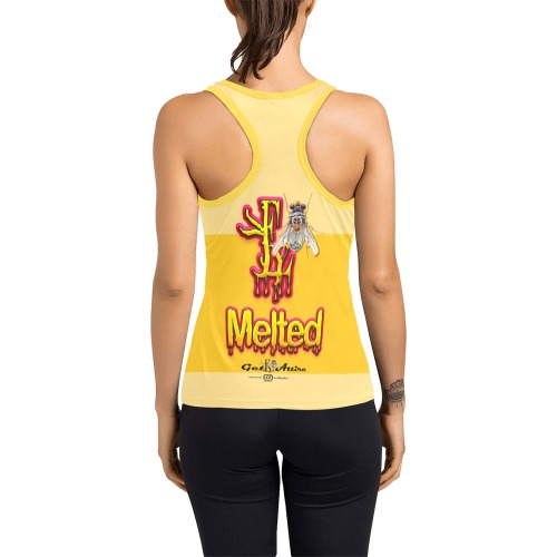 Melted Collectable Fly Women's Racerback Tank Top (Model T60)