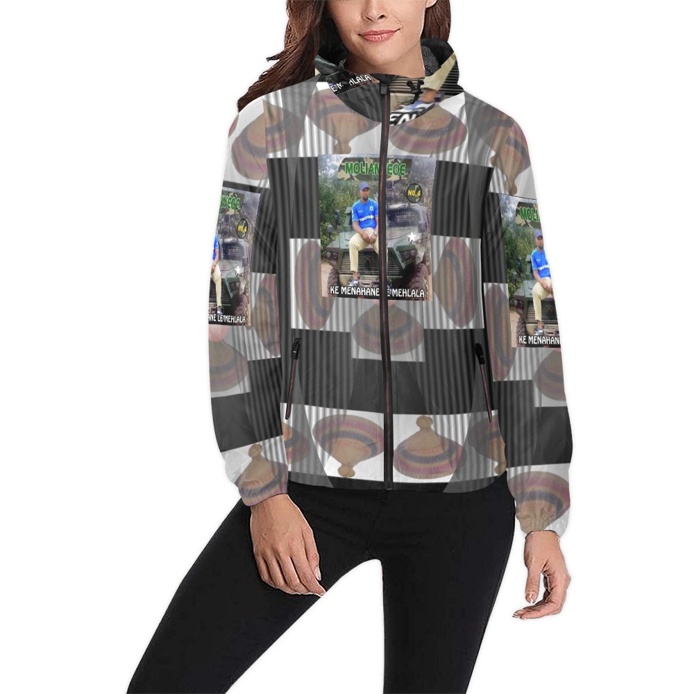 molianyeoe sweater hood 001 Unisex All Over Print Windbreaker (Model H23)