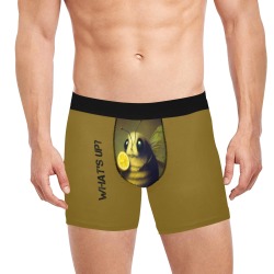 What's Up Boxer Shorts Men's Boxer Briefs with Inner Pocket (Model L34)