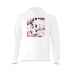 Psychedelic Pink Skull Oceanus Hoodie Sweatshirt (NEW) (Model H03)