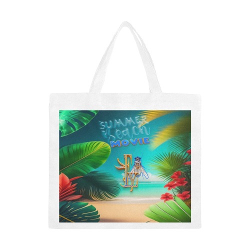 Summer Beach Movie Collectable Fly Canvas Tote Bag/Large (Model 1702)