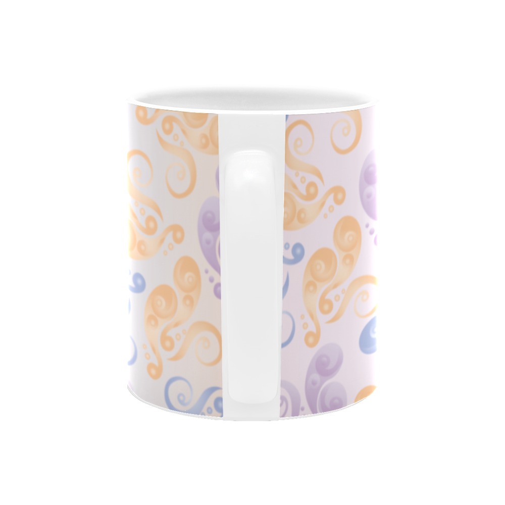 Summer pastel pattern White Mug(11OZ)