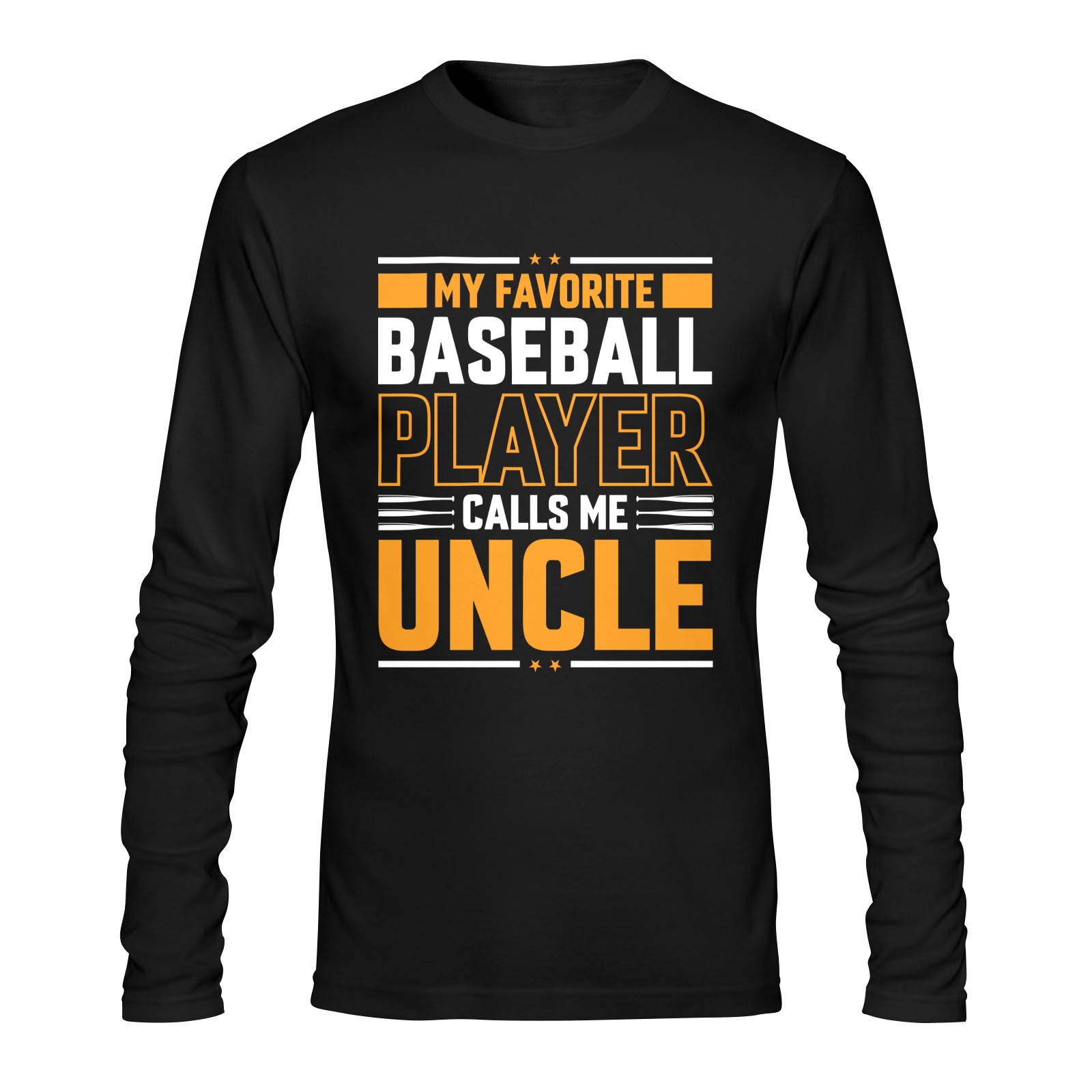 My Favorite Player Calls Me Uncle Sunny Men's T-shirt (long-sleeve) (Model T08)