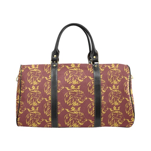 Freeman Empire Leather Duffle Bag (Burgundy) New Waterproof Travel Bag/Large (Model 1639)
