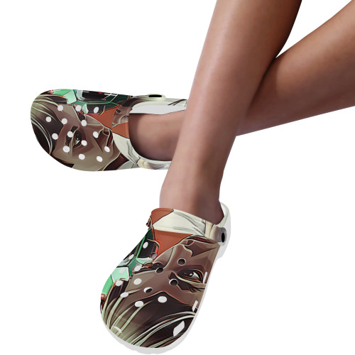 Cosmic Collaboration Custom Print Foam Clogs for Adults