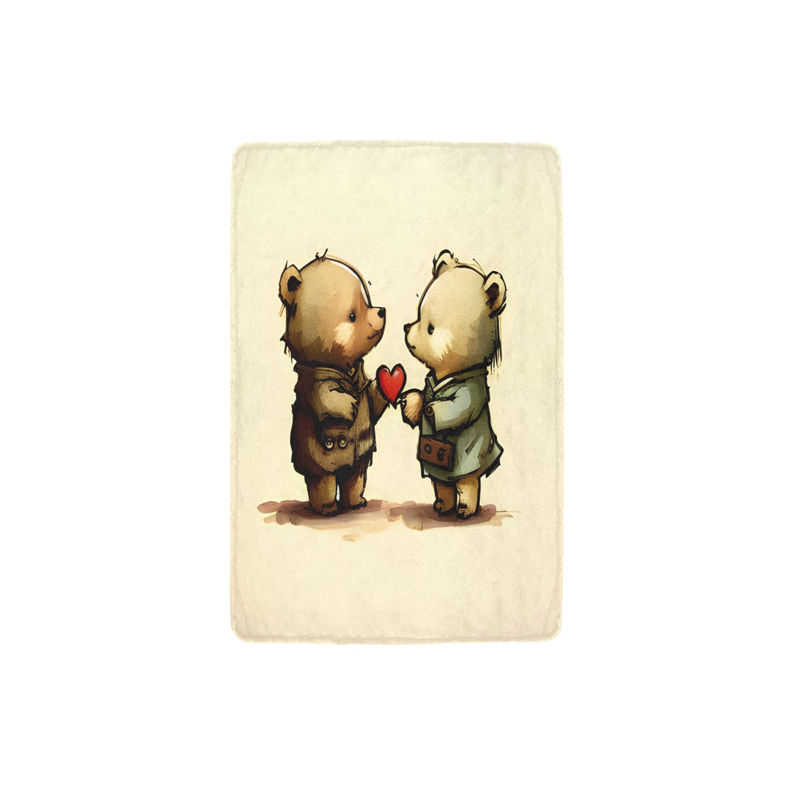 Little Bears 3 Ultra-Soft Micro Fleece Blanket 32"x48"