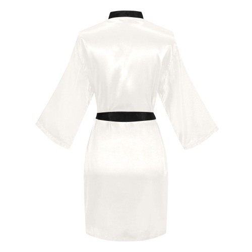 White Alyssum Long Sleeve Kimono Robe