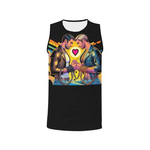 Safe Love by Fetshworld All Over Print Basketball Jersey