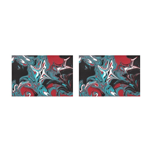 Dark Wave of Colors Placemat 12’’ x 18’’ (Set of 2)