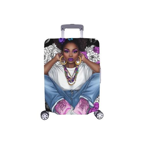 Floral Beauty Suitcase Cover