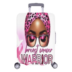 Breast Cancer Warrior Luggage Cover/Large 26"-28"