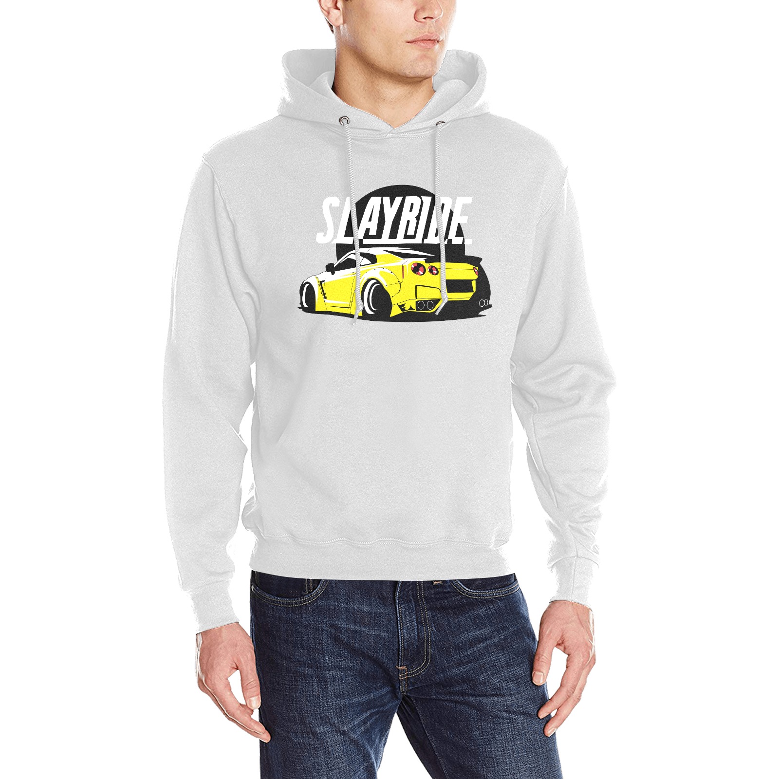 GTR-JAUNE Men's Classic Hoodie (Model H17)