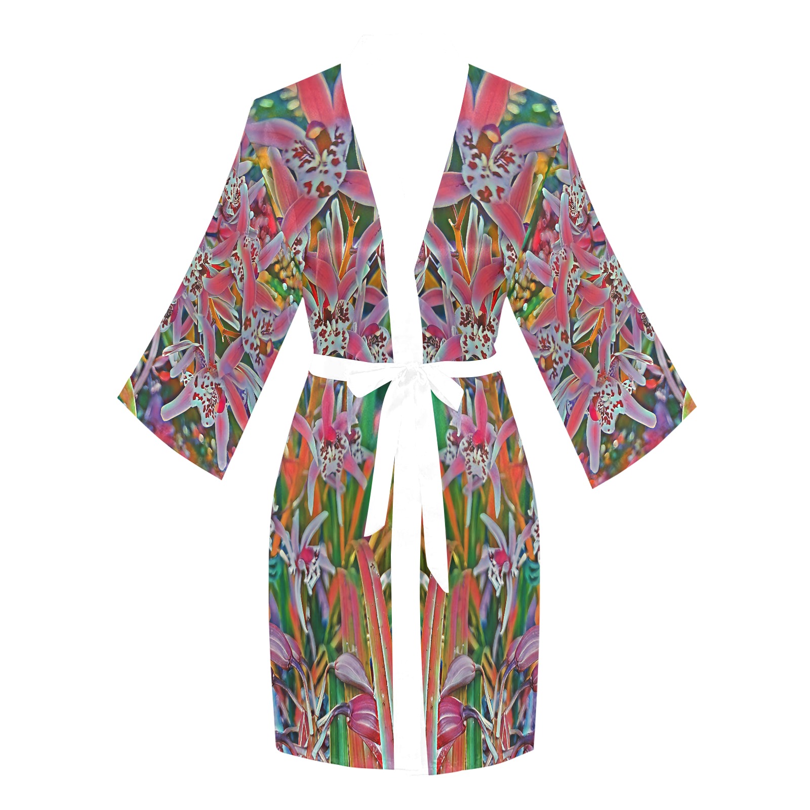 sweet love 6 Long Sleeve Kimono Robe