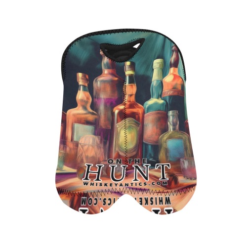 On The Hunt Double Wine Bag 2-Bottle Neoprene Wine Bag