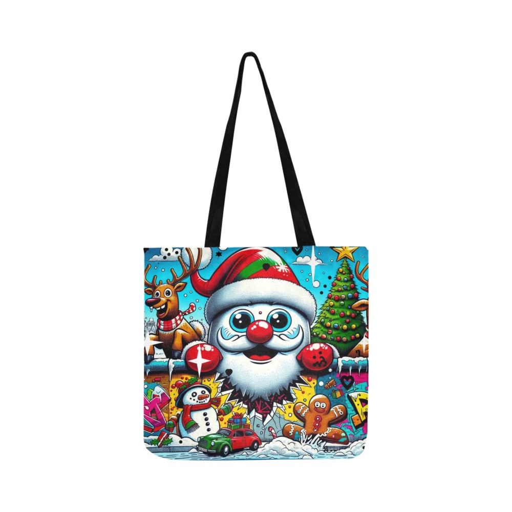 Santa by Nico Bielow Reusable Shopping Bag Model 1660 (Two sides)