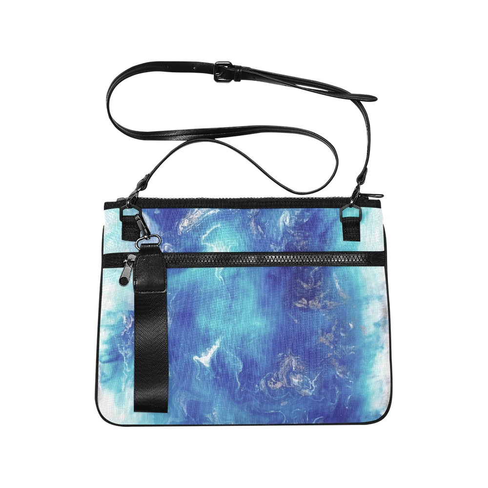 Encre Bleu Photo Slim Clutch Bag (Model 1668)