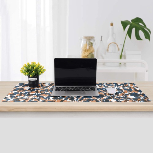 Dots brushstrokes animal print Gaming Mousepad (35"x16")