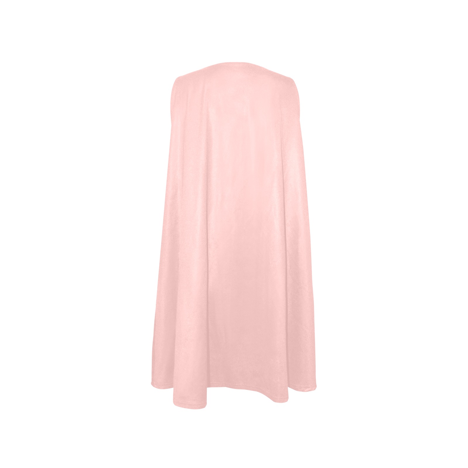 Gossamer Pink Sleeveless A-Line Pocket Dress (Model D57)