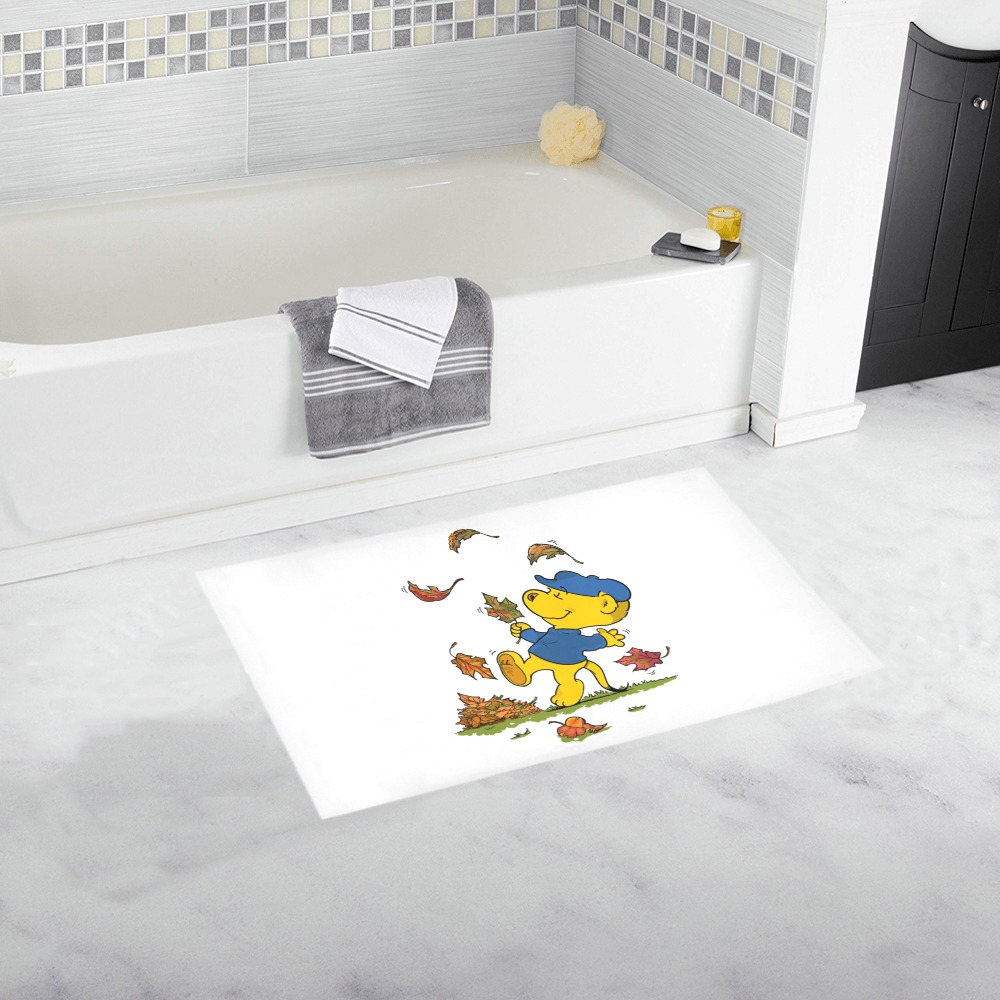 Ferald Amongst The Autumn Leaves Bath Rug 16''x 28''