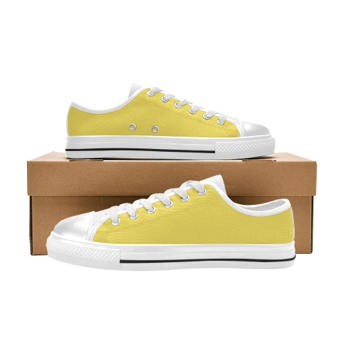 Yellow Mellow Women's Classic Canvas Shoes (Model 018)