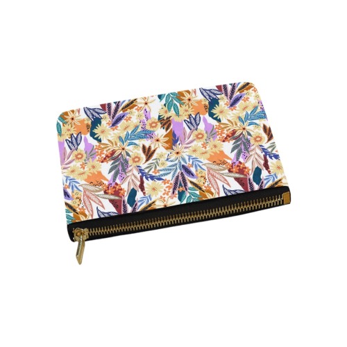 The vibrant colorful garden blooms Carry-All Pouch 9.5''x6''