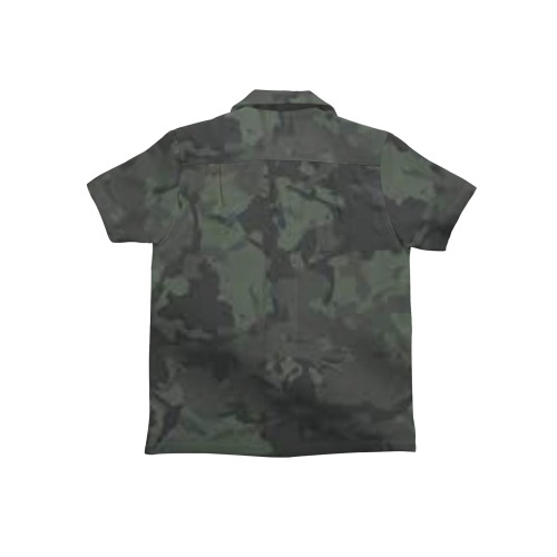 3Black Camo Little Boys' Hawaiian Shirt (Model T58)