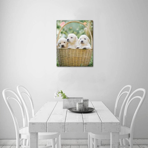 puppy Upgraded Canvas Print 11"x14"