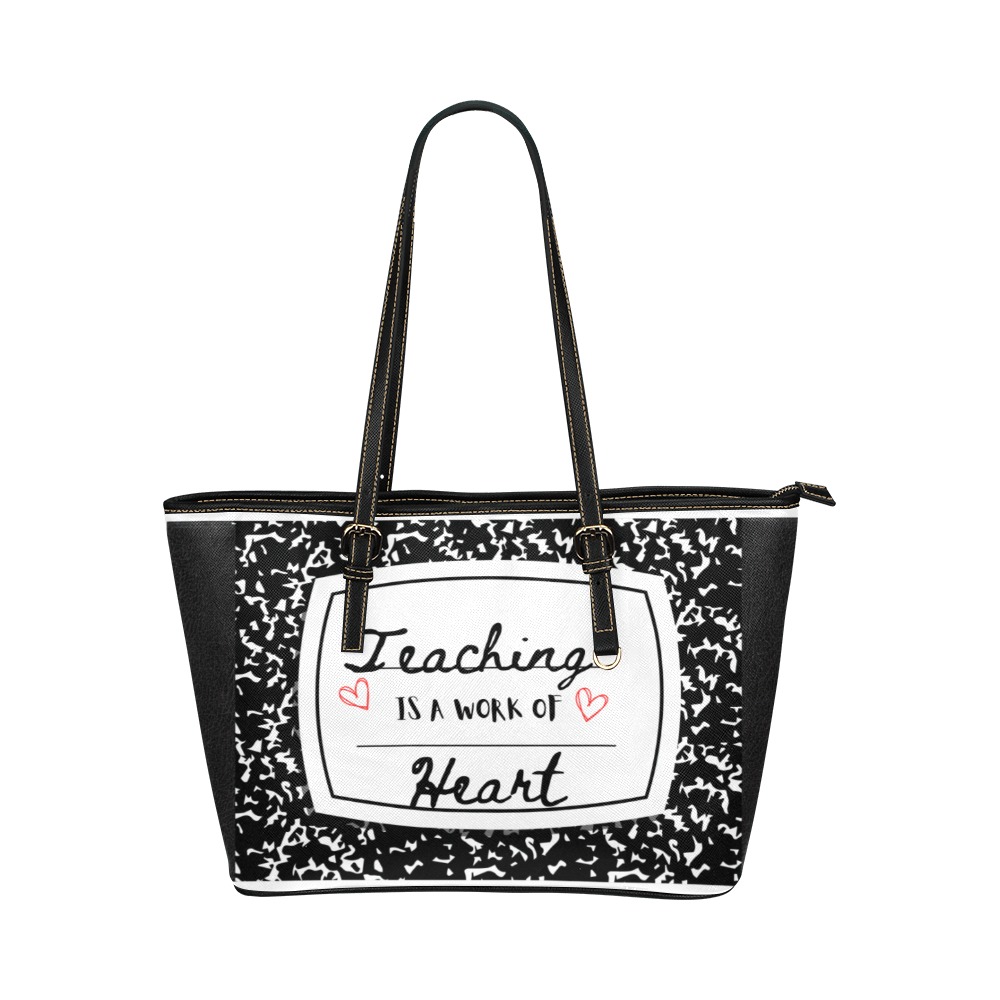 Teacher bag Leather Tote Bag/Large (Model 1651)