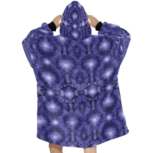 Nidhi decembre 2014-pattern 7-44x55 inches-night neck back Blanket Hoodie for Women