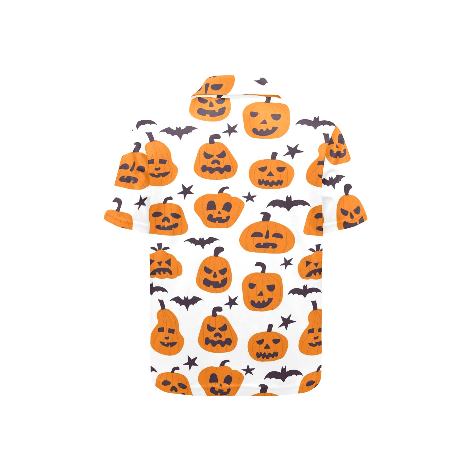 Halloween Polo Shirt Little Girls' All Over Print Polo Shirt (Model T55)