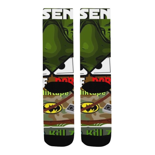 esk zombies sox Men's Custom Socks