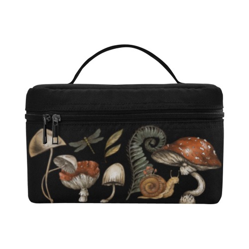 Witchy Wood Mushroom Cosmetic Bag Cosmetic Bag/Large (Model 1658)