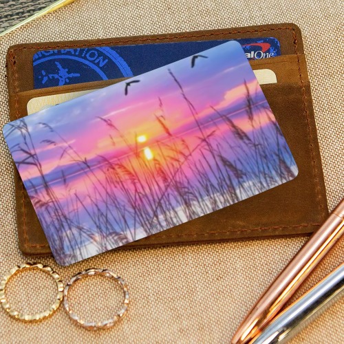 Sunset Glo Wallet Insert Card (Two Sides)