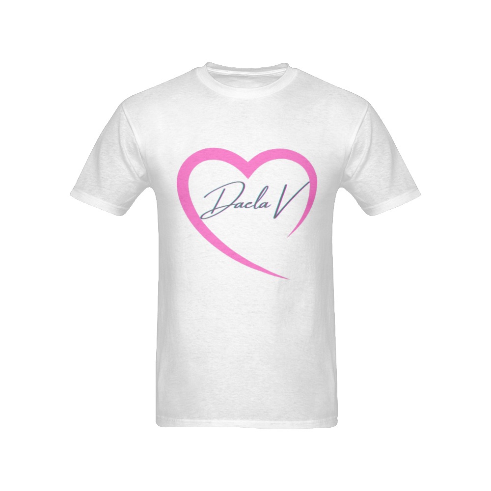 Lovin You (White) Men's T-Shirt in USA Size (Front Printing Only)