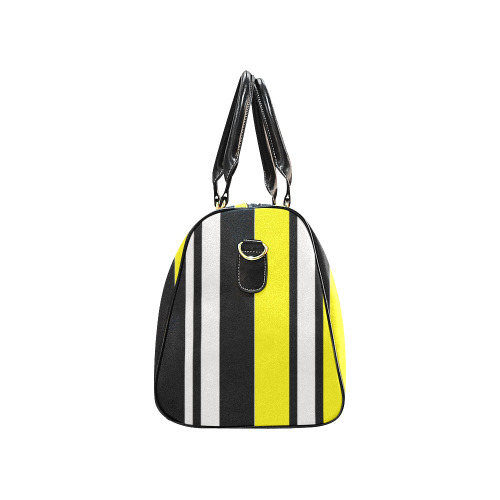 by stripes New Waterproof Travel Bag/Small (Model 1639)