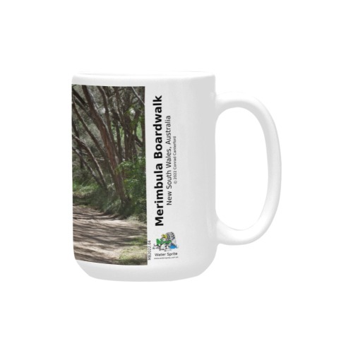 Merimbula Boardwalk Scenic Mug (443ml/15oz) - MB2022.04 Custom Ceramic Mug (15OZ)