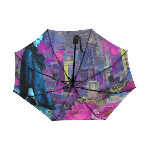Couture Fashion Rococo Era Woman Umbrella