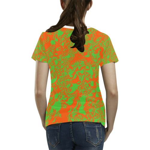 BM1 All Over Print T-Shirt for Women (USA Size) (Model T40)