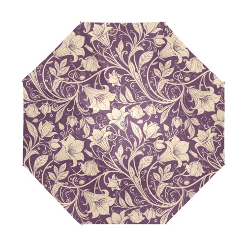 Purple Abstact Floral