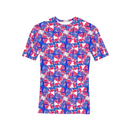 Palm 4th Men's All Over Print T-Shirt (Random Design Neck) (Model T63)