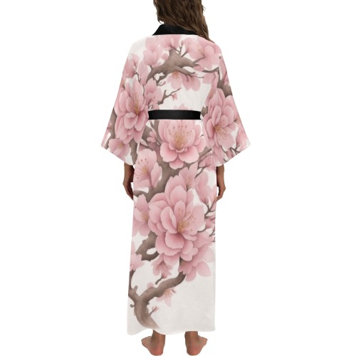 Sakura Long Kimono Robe